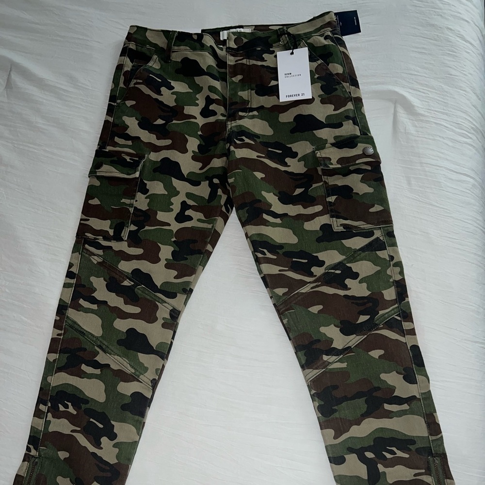 Camo cargo pants